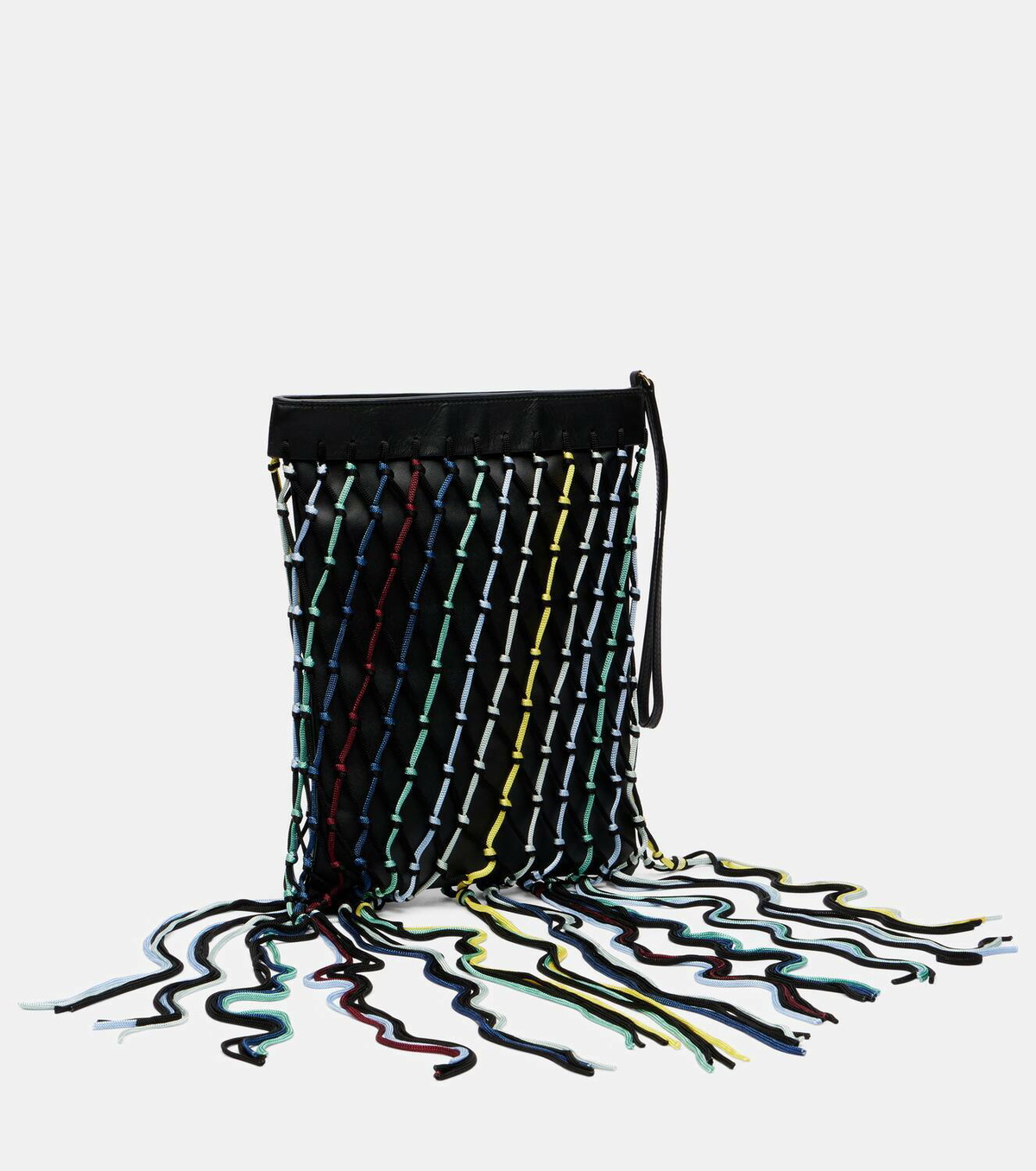 Gabriela Hearst Naila fringed leather pouch