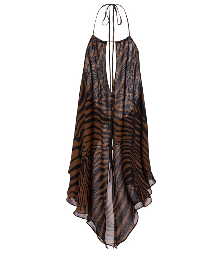 Photo: Blumarine Foulard twill top
