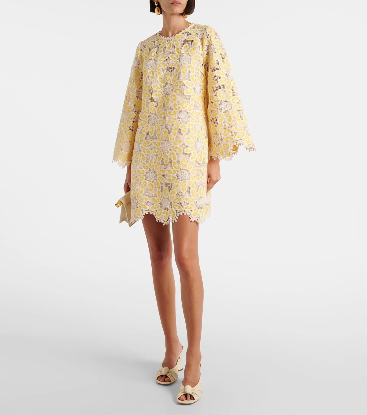 【Zimmermann】Floral lace cotton minidress Zimmermann Floral lace cotton minidress Zimmermann