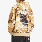 Patta Men's Bark Woodland Camo Hoodie in Sand Dollar