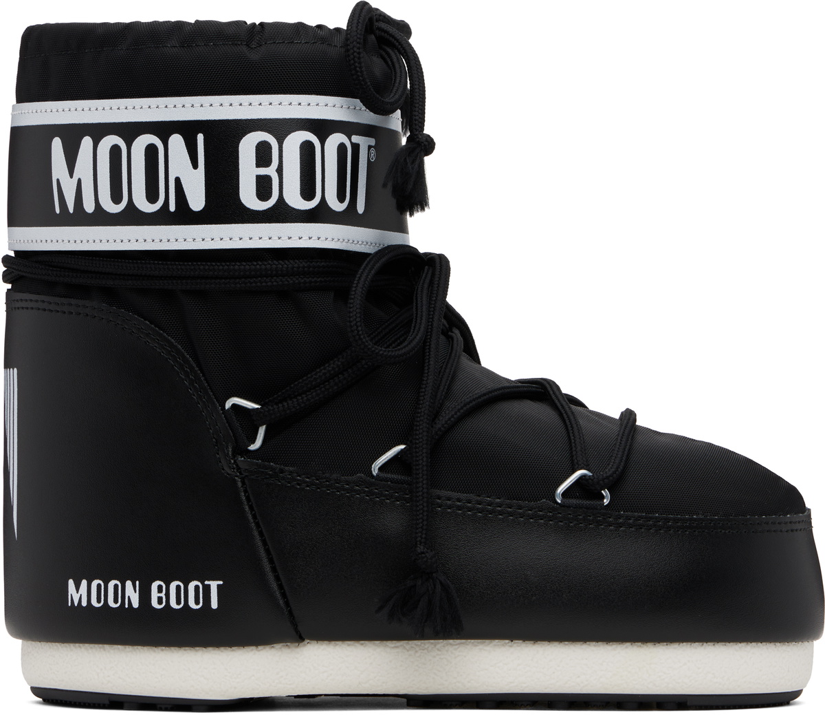 Moon Boot Black Icon Low Nylon Boots Moon Boot
