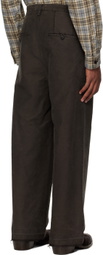 Doublet Black Damaged Trousers