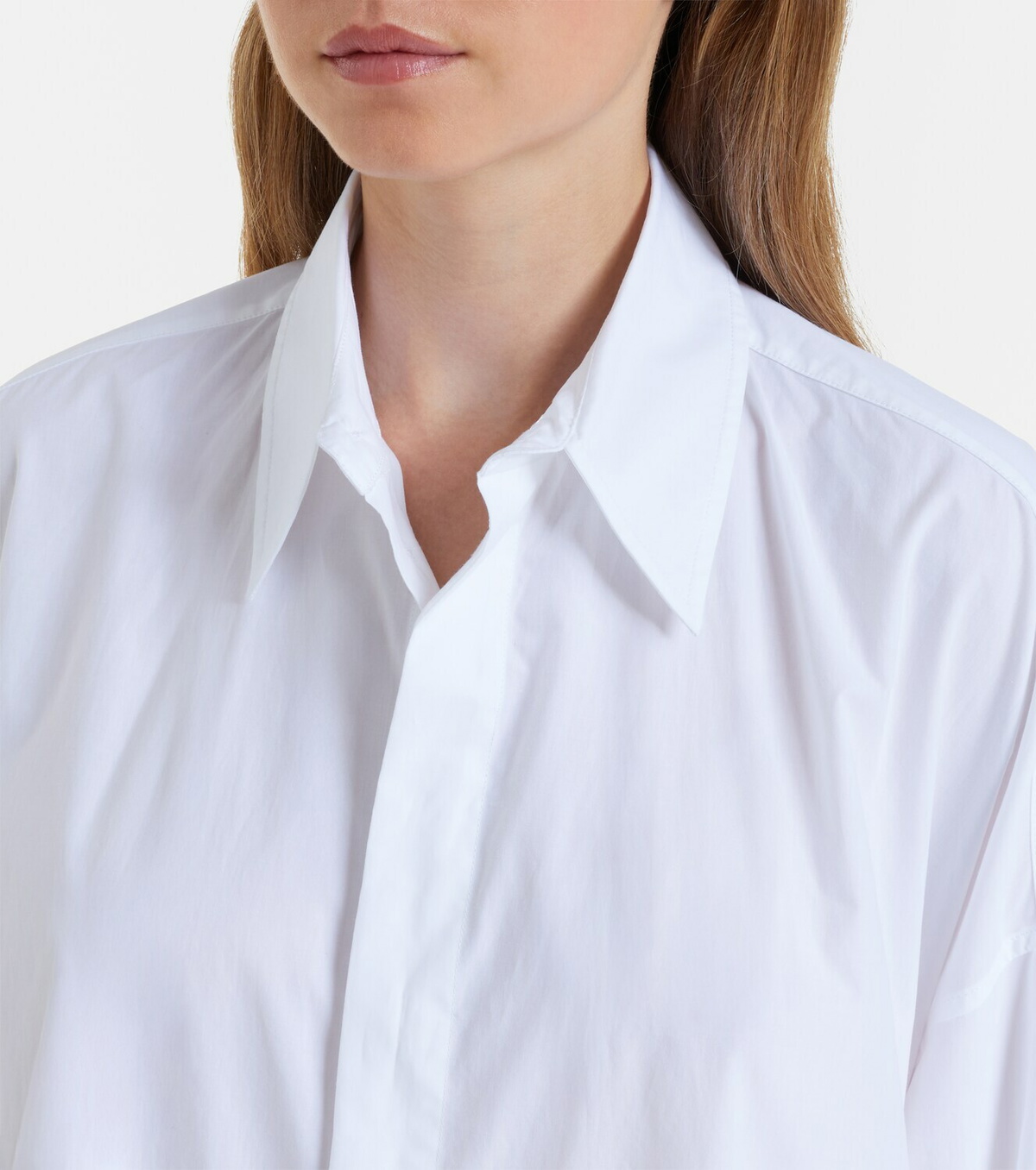 The Frankie Shop Bloom cotton poplin shirt dress