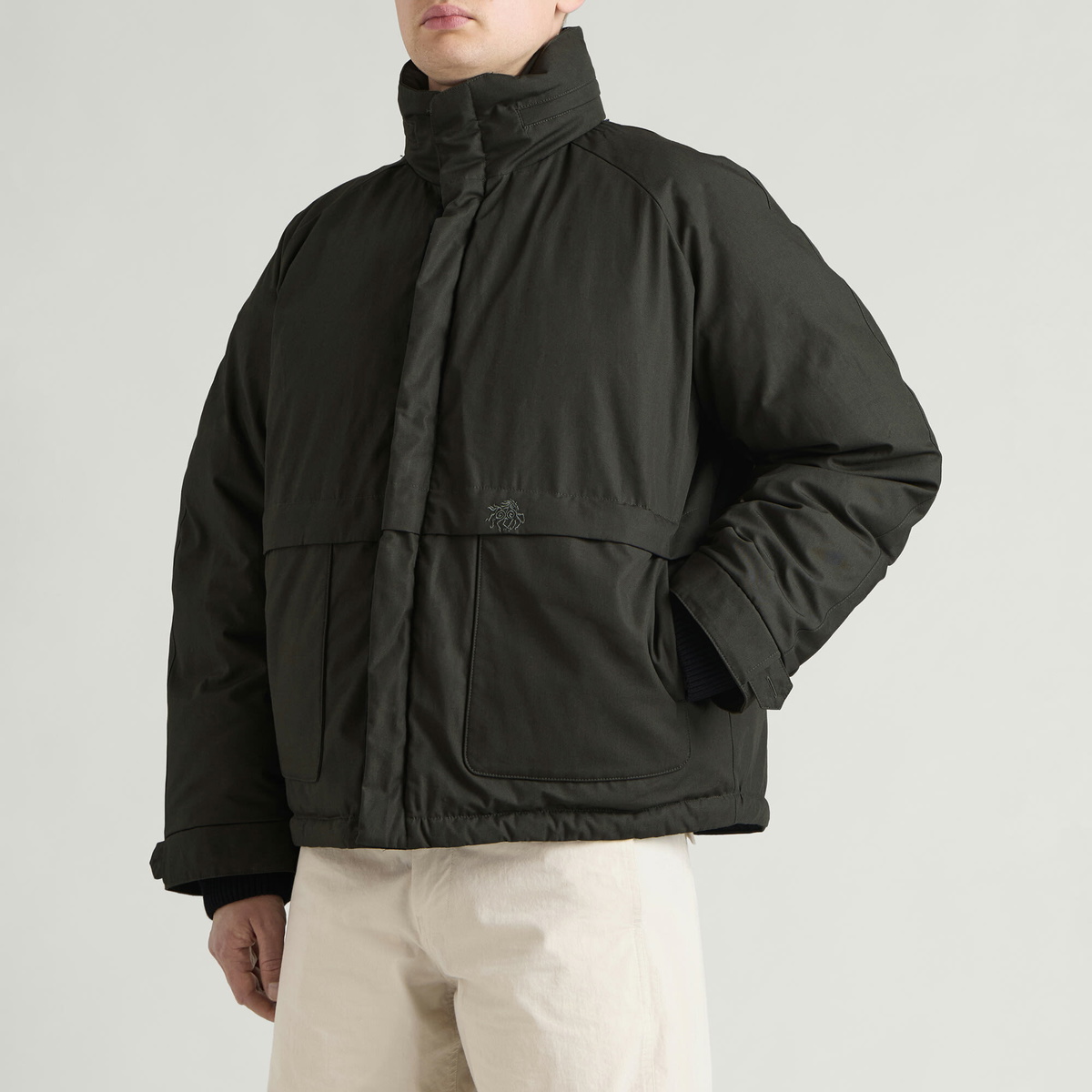 Ranra Men's Fender Puffer Jacket in Peat