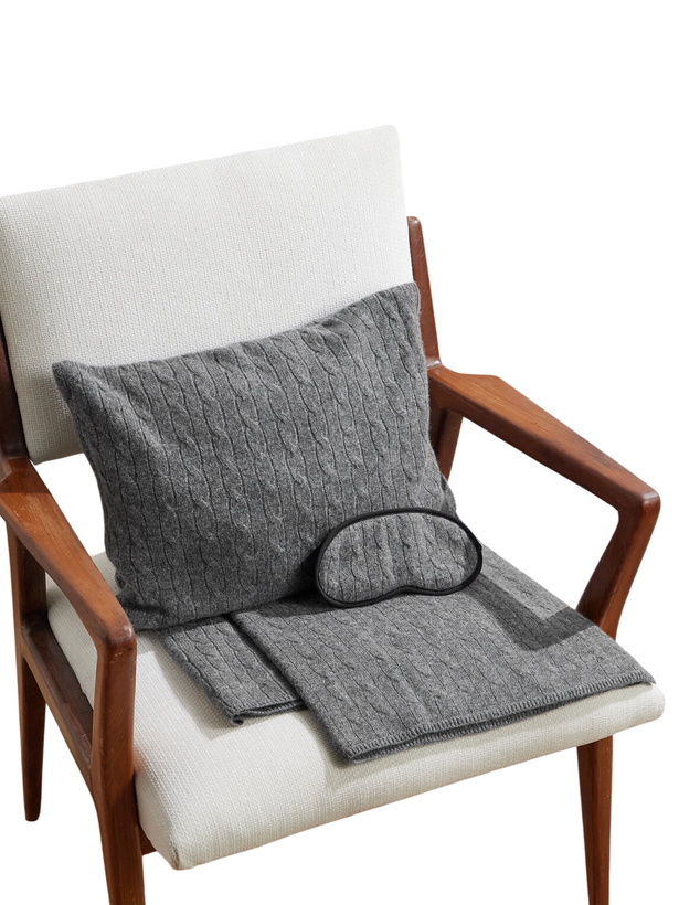 Photo: Ralph Lauren Home - Cable-Knit Cashmere Travel Accessories Set