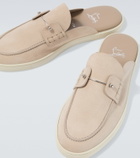 Christian Louboutin Chanme leather mules