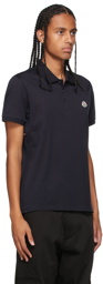 Moncler Navy Knit Polo