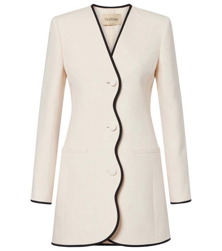 Photo: Valentino Crepe Couture scalloped jacket