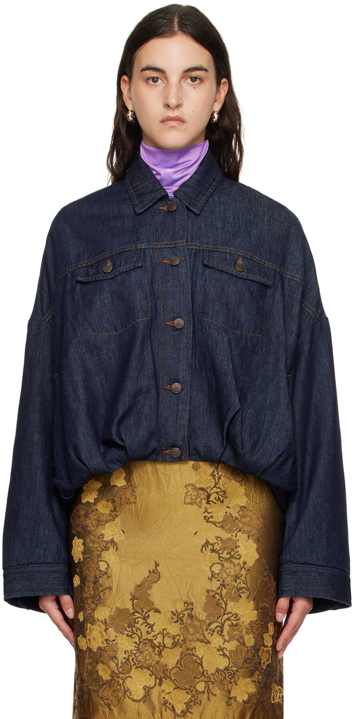 送料関税込☆【DRIES VAN NOTEN】Voly Cocoon Jacket DRIES VAN NOTEN - Women Cocoon Blouson – Atelier New York