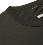 visvim - Logo-Print Cotton-Jersey T-Shirt - Men - Charcoal