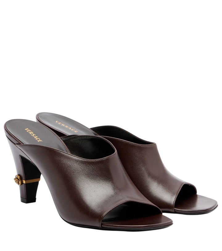 Photo: Versace Giulietta leather mules