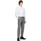 Boss Grey Pinstripe Bardon Trousers