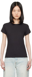 Re/Done Black Hanes Edition 1960s Slim T-shirt