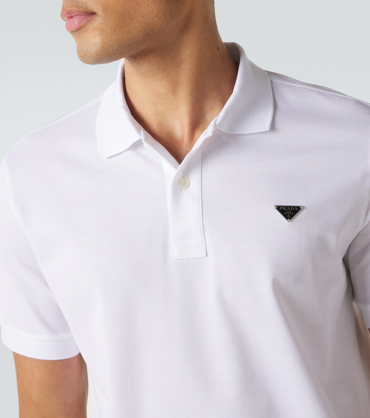 Prada Cotton piqué polo shirt