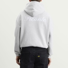 Picante Men's Tailor Chain-Stitch Hoodie in Grey Marl