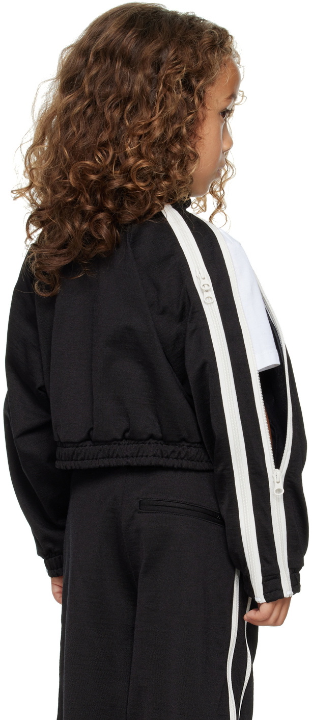 Doublet Kids Black Zip Up Track Jacket Doublet