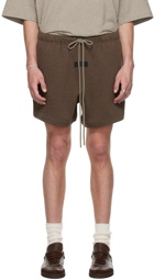 Fear of God ESSENTIALS Brown Drawstring Shorts