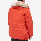 Nigel Cabourn Men's Everest Parka Jacket in Orange