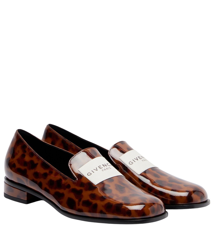 Photo: Givenchy Logo patent leather loafers