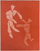 The Conran Shop Orange Pieces Dancing Figures Throw