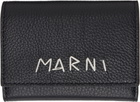 Marni Black Leather Key Holder