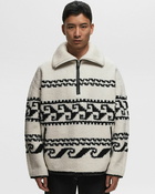 Marant Marlo Coat Black/White - Mens - Fleece Jackets