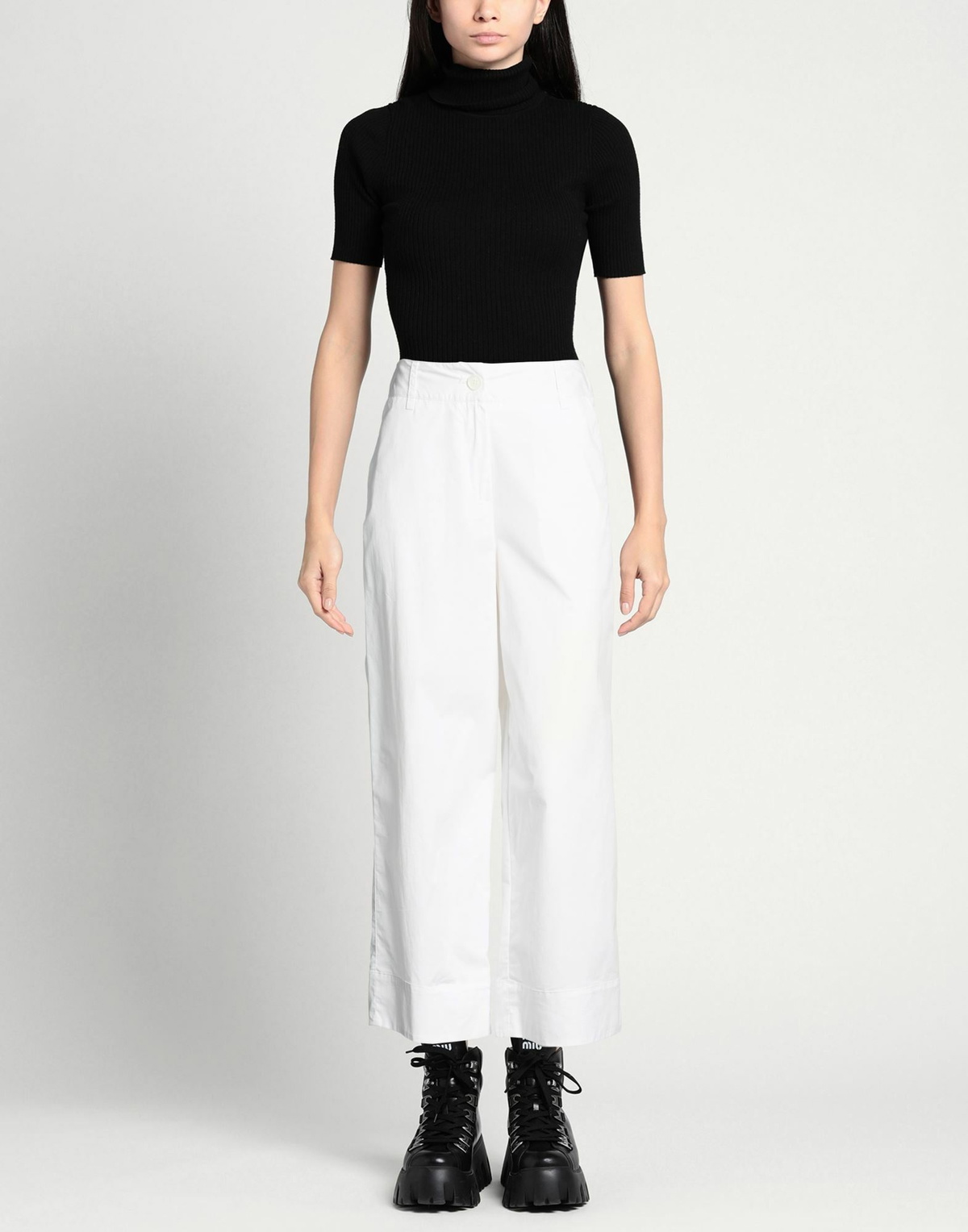 Alessia Santi Womens Pants in White