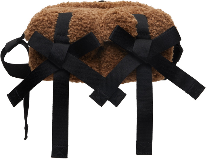 Photo: Simone Rocha Brown Teddy Classic Bow Crossbody Bag