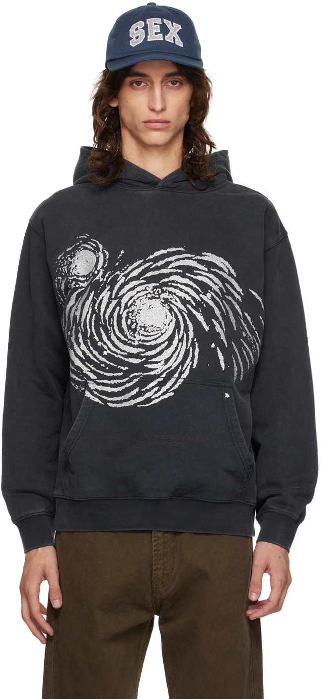CARNE BOLLENTE Astronomical Oopsie パーカー Carne Bollente Gray Astronomical Oopsie Hoodie Carne Bollente