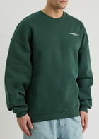 Mki Miyuki Zoku Logo-print Cotton-blend Sweatshirt Green