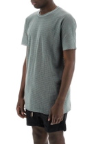 BORIS BIDJAN SABERI cotton perforated t-shirt Green