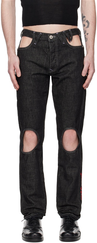 Photo: Vivienne Westwood Black Cutout Jeans