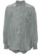 The Frankie Shop Grey Leland Long-Sleeve Shirt