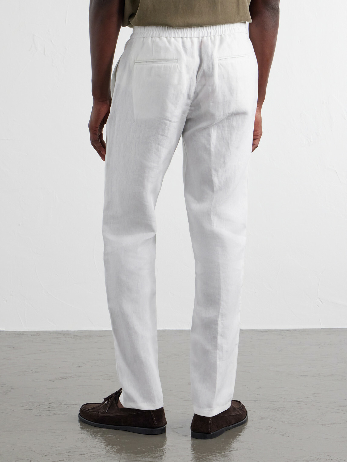 Orlebar Brown - Cornell Straight-Leg Linen Trousers - Neutrals