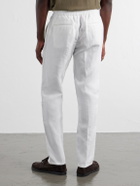 Orlebar Brown - Cornell Straight-Leg Linen Trousers - Neutrals