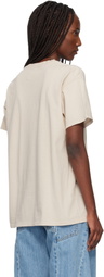Maison Margiela Beige Numerical Cotton T-shirt