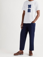BLUE BLUE JAPAN - Muteki Printed Cotton-Jersey T-Shirt - White - S