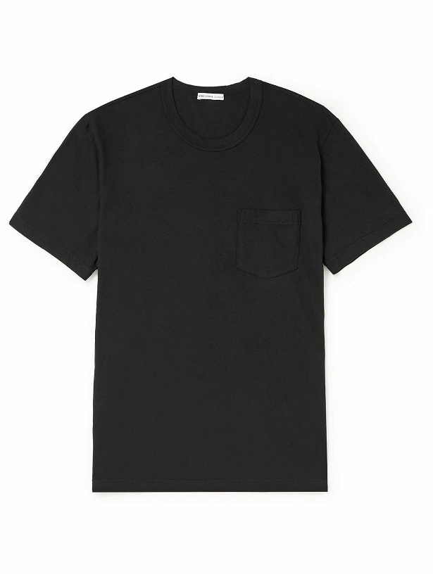Photo: James Perse - Combed Cotton-Jersey T-Shirt - Black