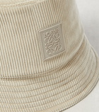 Loewe Anagram corduroy bucket hat