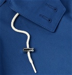 Mackintosh - Bonded-Cotton Hooded Raincoat - Blue