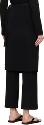 Youth Black Layered Trousers