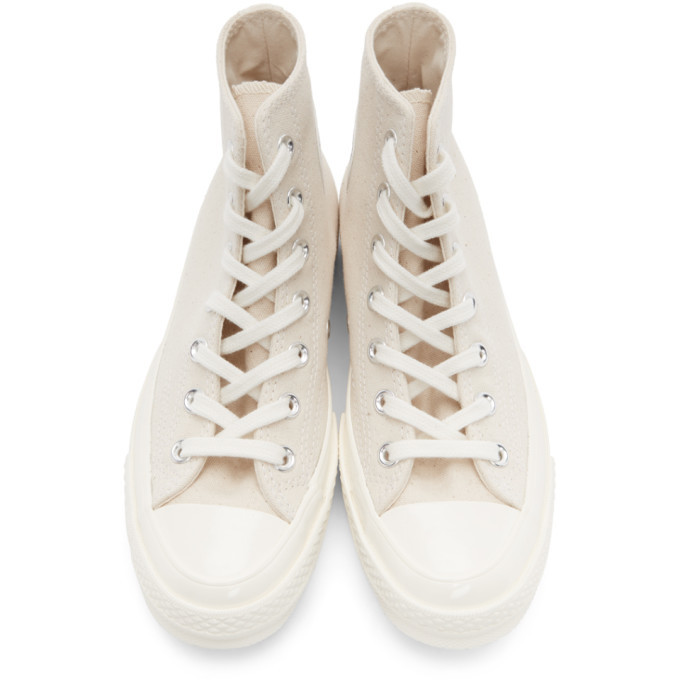Converse Beige Chuck 70 Hi Sneakers