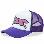 ICECREAM Men's Running Dog Trucker Cap in Purple