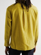 A Kind Of Guise - Gusto Virgin Wool-Bouclé Shirt - Yellow