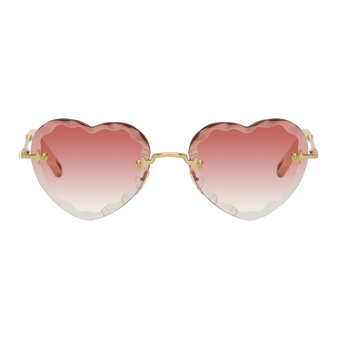 chloe rosie heart sunglasses