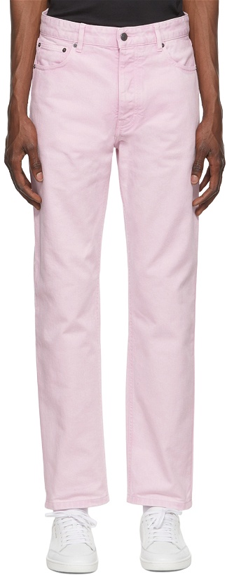 Photo: AMI Paris Pink Straight Fit Jeans