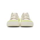 both Off-White and Yellow Pro-Tec Back Strap Sneakers