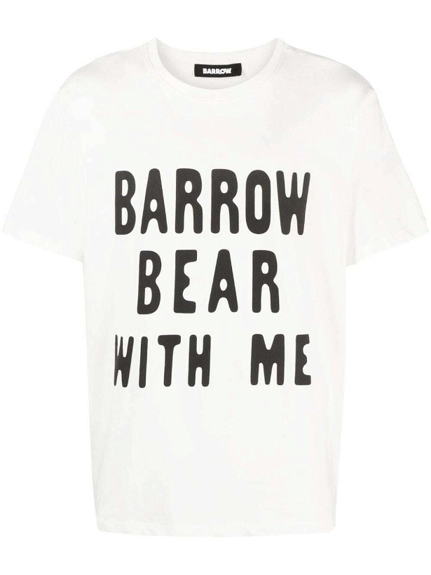 Photo: BARROW - Barrow Bear Cotton T-shirt