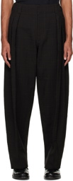 Bottega Veneta Brown Criss-Cross Trousers