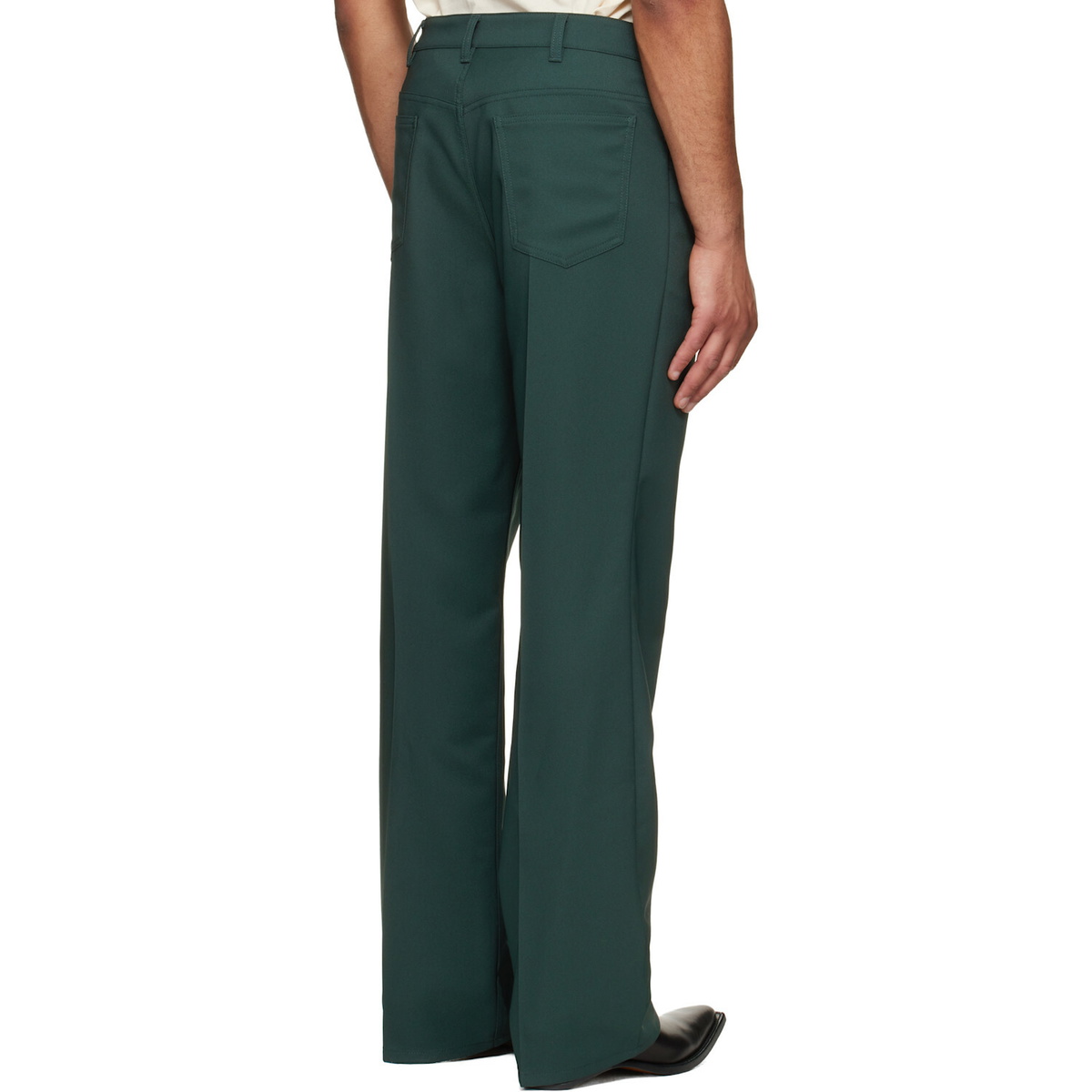 Marni Green Twill Trousers
